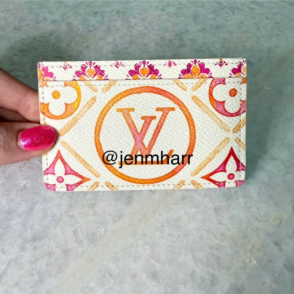 Louis Vuitton By the Pool Coral Cardholder